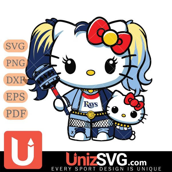 Tampa Bay Rays Hello Kitty Harley Quinn Horror