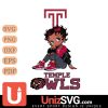 Temple Owls Betty Boop Black