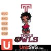 Temple Owls Betty Boop Black Fan Girl