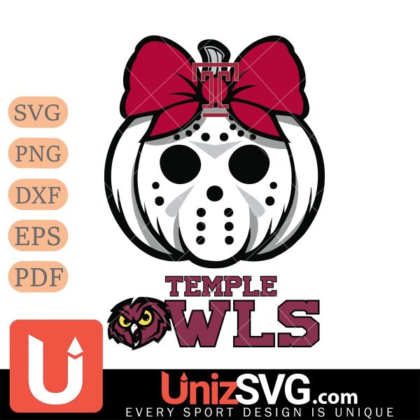 Temple Owls Hello Kitty Jason Voorhees pumpkin Horror