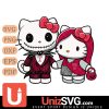 Temple Owls Hello Kitty Skellington & Sally Horror