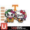 Tennessee Volunteers Hello Kitty Joker x Harley Quinn Horror