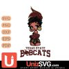 Texas State Bobcats Betty Boop Black Fan Girl