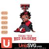 Texas Tech Red Raiders Betty Boop Black