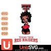 Texas Tech Red Raiders Betty Boop Black Fan Girl