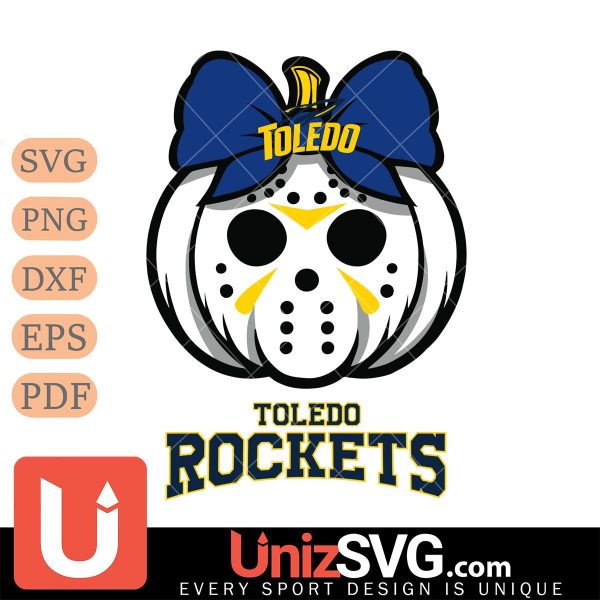 Toledo Rockets Hello Kitty Jason Voorhees pumpkin Horror