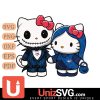 Toronto Blue Jays Hello Kitty Skellington & Sally Horror