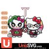 Troy Trojans Hello Kitty Joker x Harley Quinn Horror