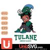 Tulane Green Wave Betty Boop Black