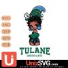 Tulane Green Wave Betty Boop Black Fan Girl