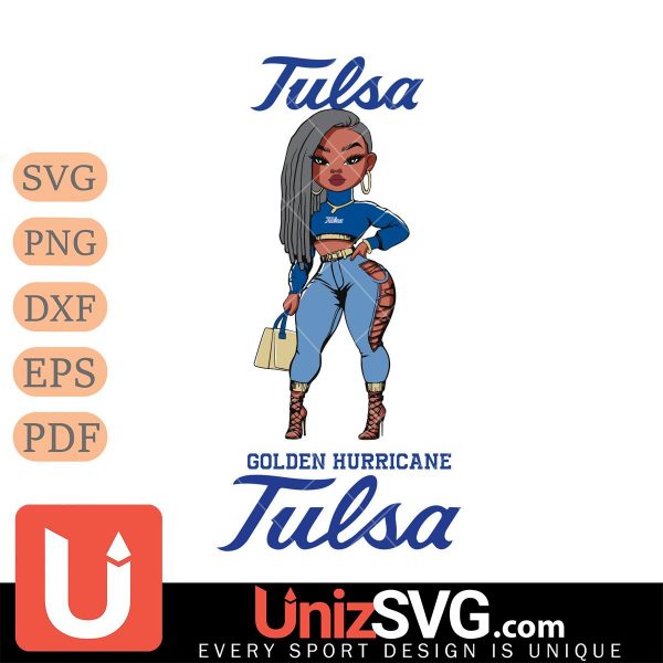 Tulsa Golden Hurricane Fan Girl Black