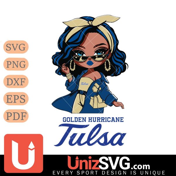 Tulsa Golden Hurricane Fan Girl Black Disney