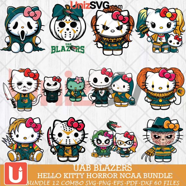 UAB Blazers Hello Kitty Horror NCAA bundle 12