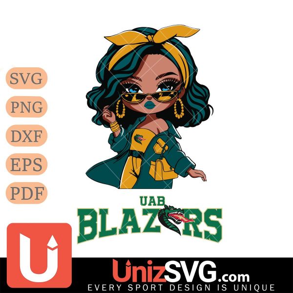 UAB Blazers Fan Girl Black Disney