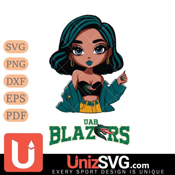 UAB Blazers Fan Girl Pretty