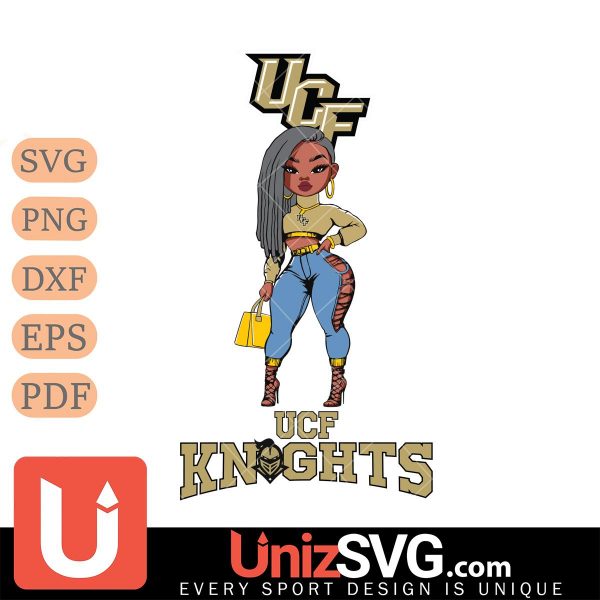 UCF Knights Fan Girl Black