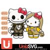 UCF Knights Hello Kitty Skellington & Sally Horror