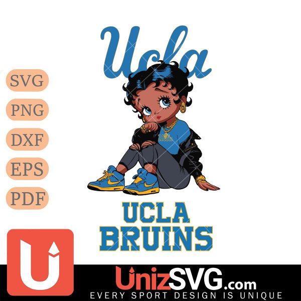 UCLA Bruins Betty Boop Black