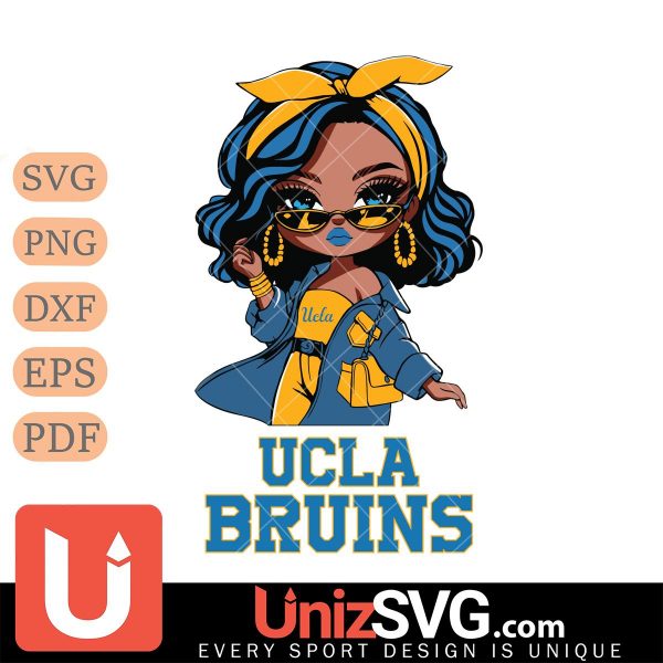 UCLA Bruins Fan Girl Black Disney