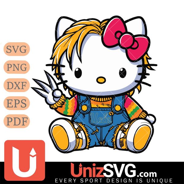 UCLA Bruins Hello Kitty Chucky Horror