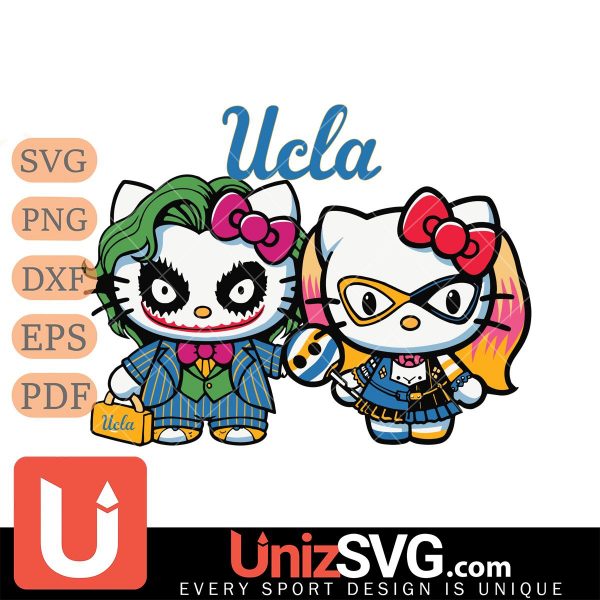 UCLA Bruins Hello Kitty Joker x Harley Quinn Horror