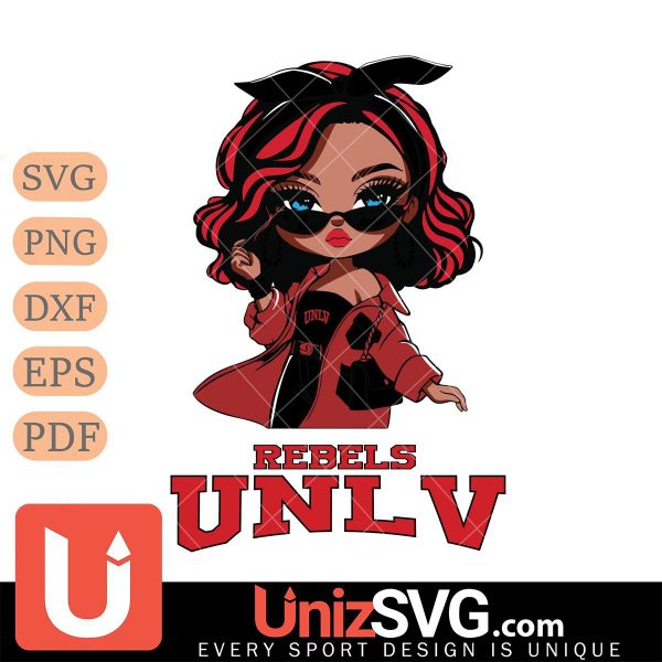 UNLV Rebels Fan Girl Black Disney