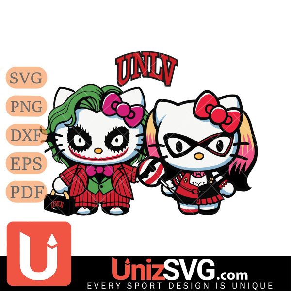 UNLV Rebels Hello Kitty Joker x Harley Quinn Horror