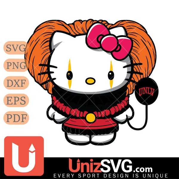 UNLV Rebels Hello Kitty Pennywise Horror