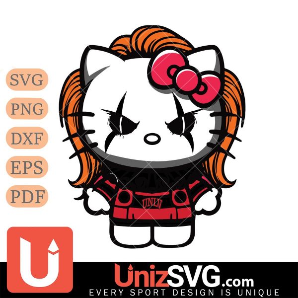 UNLV Rebels Hello Kitty Pennywise IT Horror