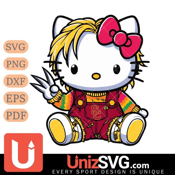 USC Trojans Hello Kitty Chucky Horror