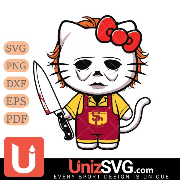 USC Trojans Hello Kitty Michael Myers Horror