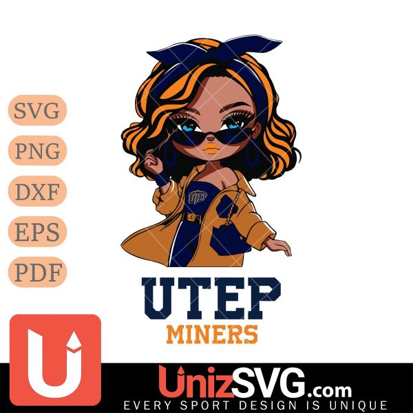 UTEP Miners Fan Girl Black Disney