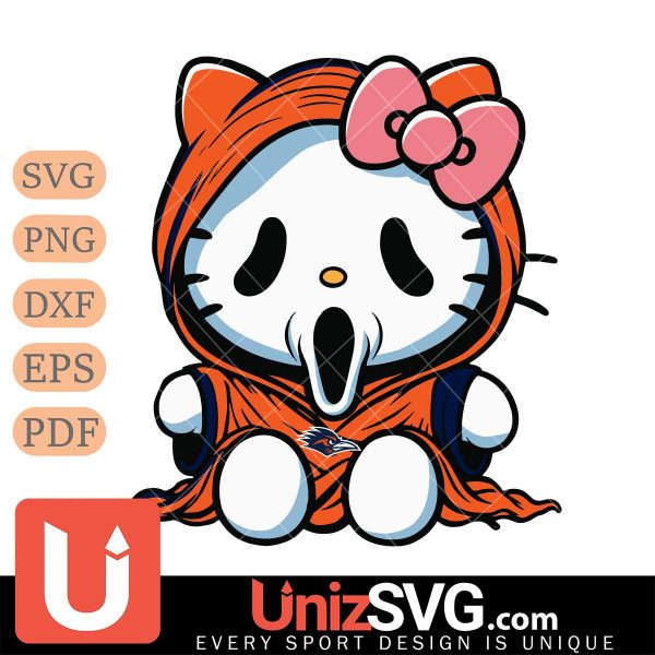 UTSA Roadrunners Hello Kitty GhostFace Horror