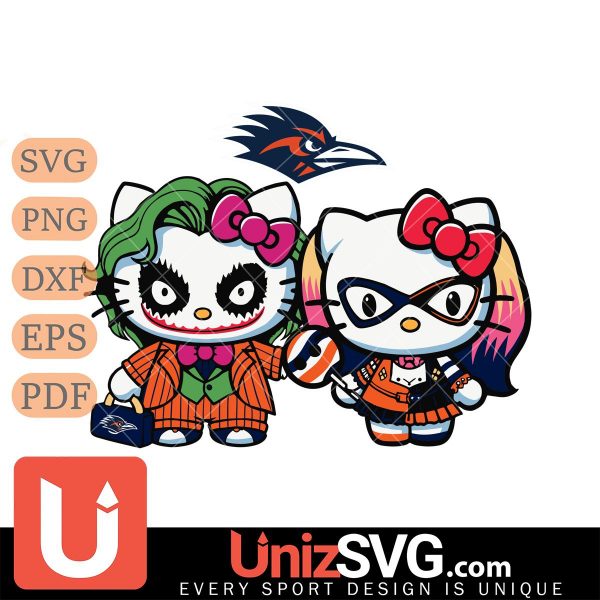 UTSA Roadrunners Hello Kitty Joker x Harley Quinn Horror