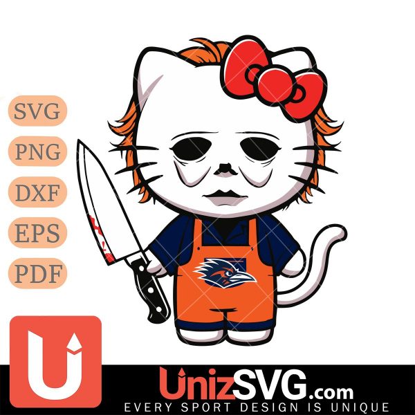 UTSA Roadrunners Hello Kitty Michael Myers Horror