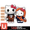 UTSA Roadrunners Hello Kitty Skellington & Sally Horror