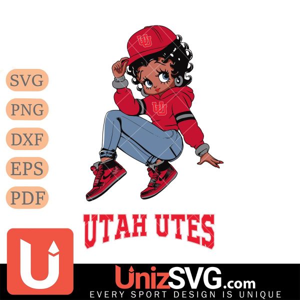 Utah Utes Betty Boop Stunning