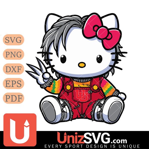 Utah Utes Hello Kitty Chucky Horror