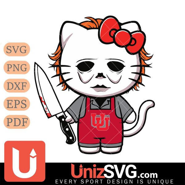 Utah Utes Hello Kitty Michael Myers Horror