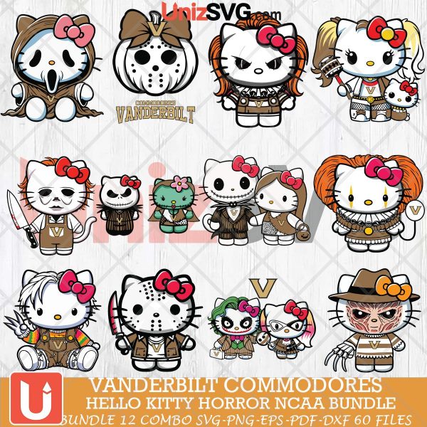 Vanderbilt Commodores Hello Kitty Horror NCAA bundle 12