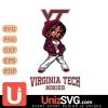 Virginia Tech Hokies Betty Boop Fan Girl