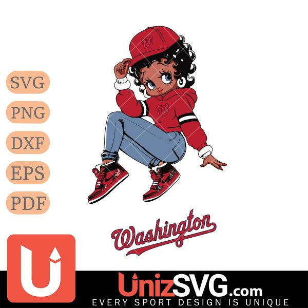 Washington Nationals Betty Boop Stunning