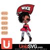 Western Kentucky Hilltoppers Betty Boop Fan Girl black