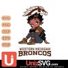 Western Michigan Broncos Betty Boop Black