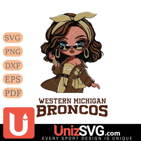 Western Michigan Broncos Fan Girl Black Disney