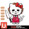 Wisconsin Badgers Hello Kitty Michael Myers Horror