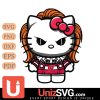 Wisconsin Badgers Hello Kitty Pennywise IT Horror