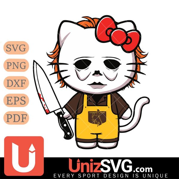 Wyoming Cowboys Hello Kitty Michael Myers Horror