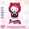 Atlanta Braves Cute Hello Kitty Drink Coffee